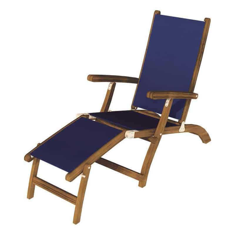 Royal Teak Collection Sling Steamer Lounger