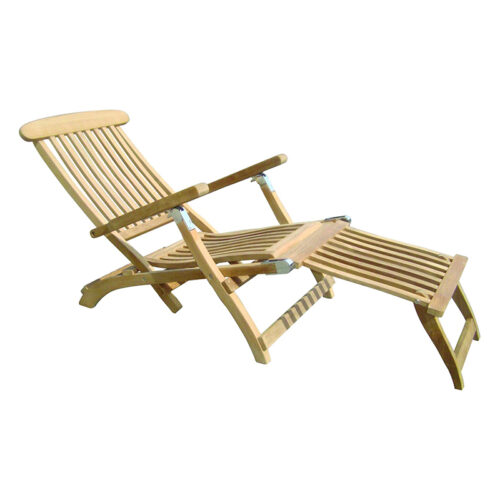 Royal Teak Collection Steamer Lounger