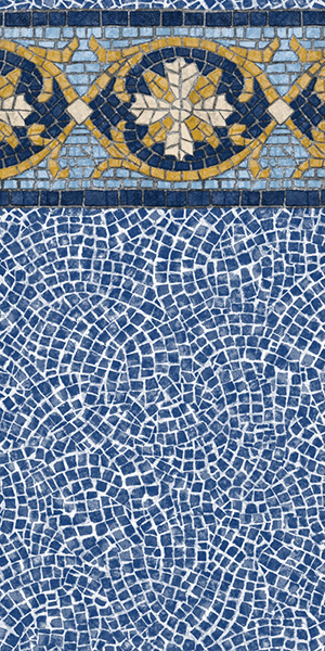 Monterrey w Cobblestone Inground Pool Liner