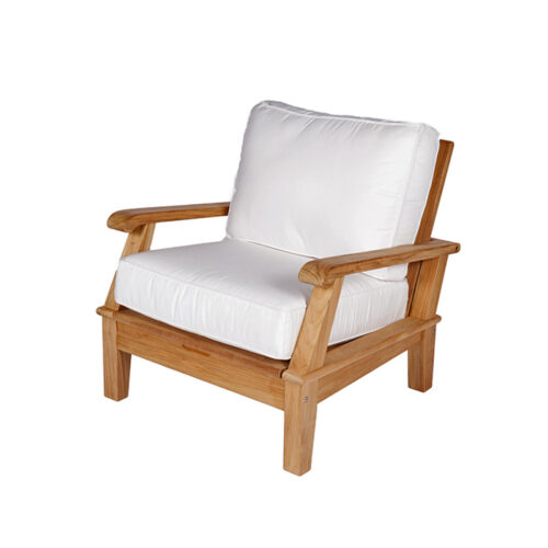 Royal Teak Collection Deep Seating Cushions-White