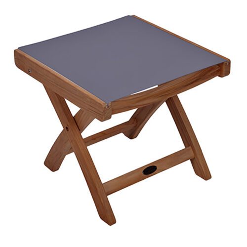 Royal Teak Collection Sling Footrest-Gray