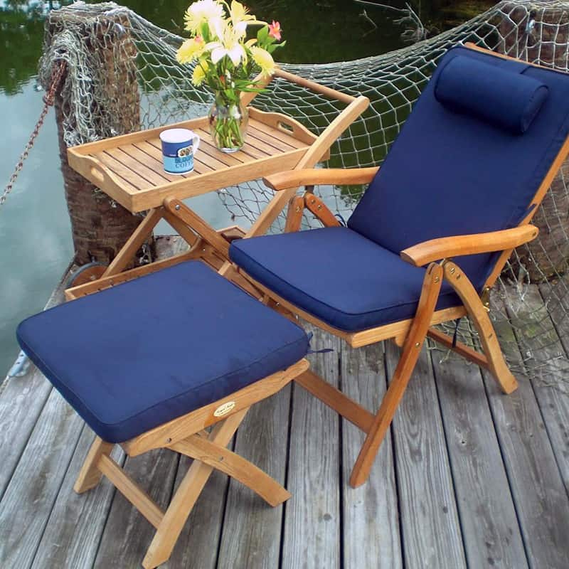 Royal Teak Collection Tray Cart - Image 3