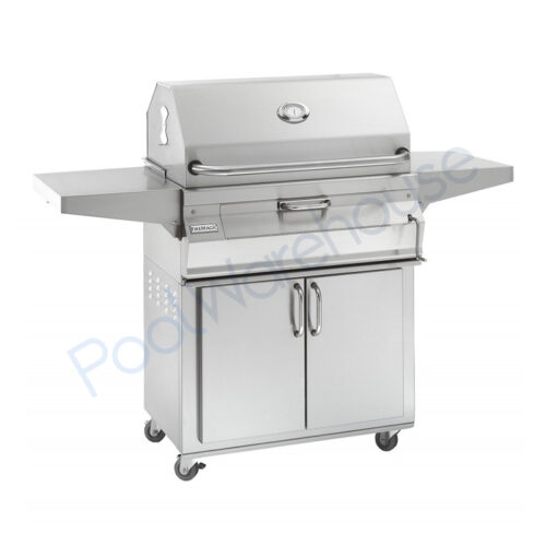 Fire Magic Legacy Charcoal 30 in Freestanding Grill with Smoker Oven-Hood
