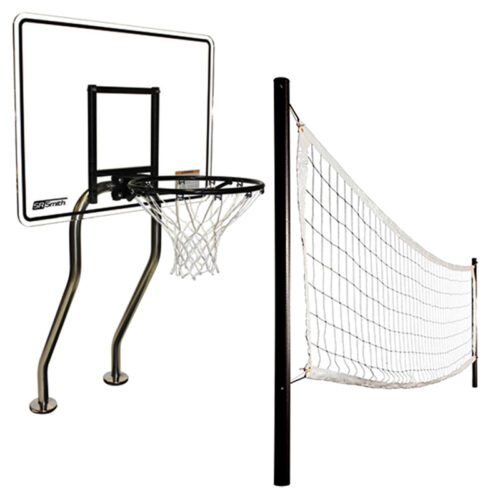 SR Smith Pool Basketball and Volleyball Set