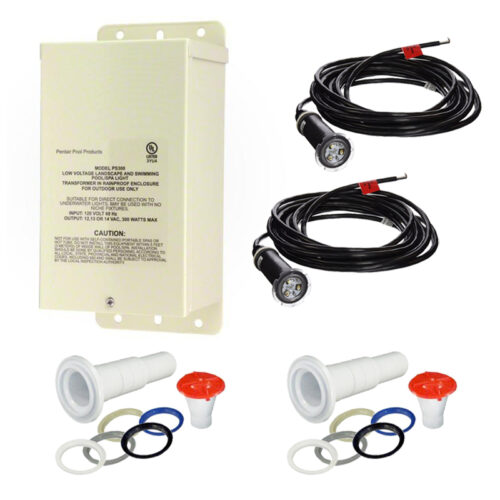 Pentair Color GloBrite Gunite Double Light Combo