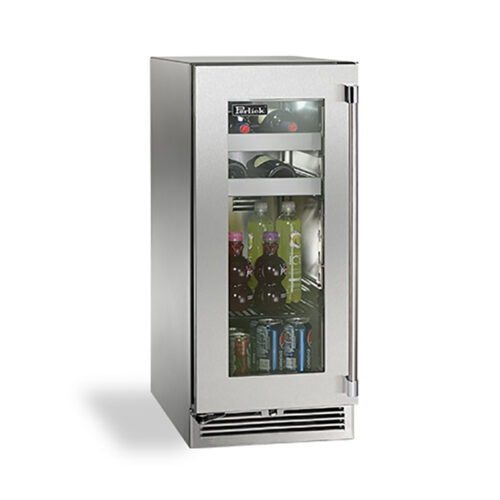 Perlick 15-In Signature Series Outdoor Glass Door Beverage Center