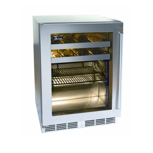 Perlick 24-In Signature Series Left Hinge Glass Door Beverage Center