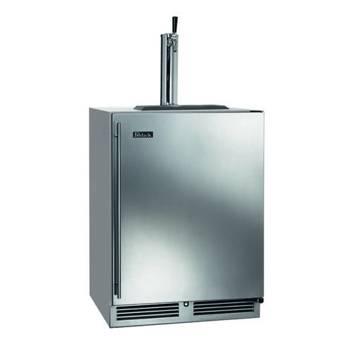 Perlick 24-In Single Tap SS Outdoor Right Hinge Kegerator