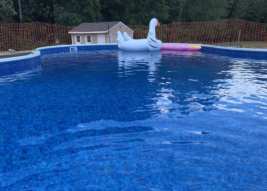 Ryan New York Mountain Loch Pool Kit Construction