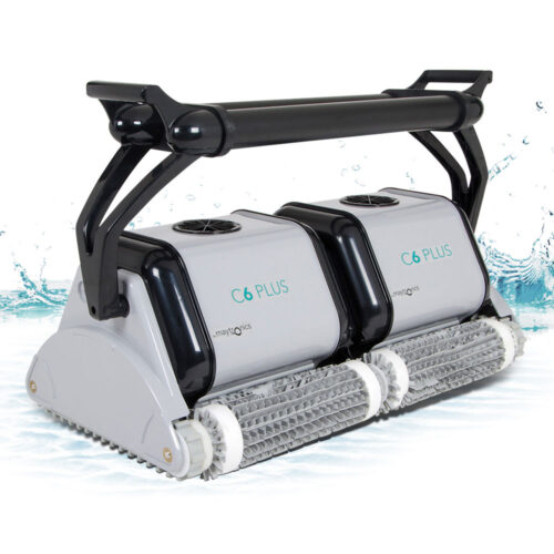 Dolphin C6 Plus Commercial Inground Robotic Cleaner W/ Caddy & Remote