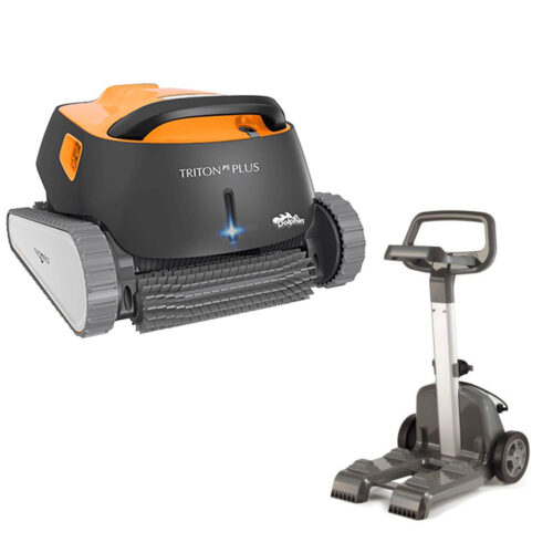 Dolphin Triton PS Plus Robotic Cleaner w/ Universal Caddy