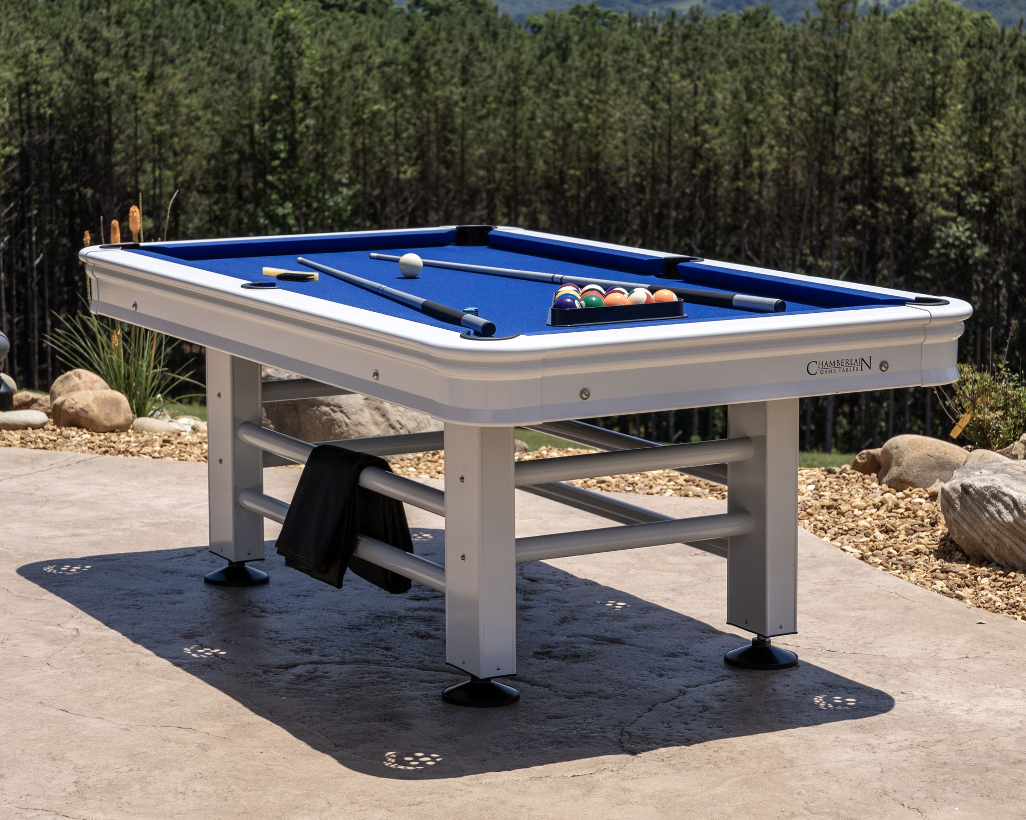 Malibu Nights Outdoor Pool Table Corner