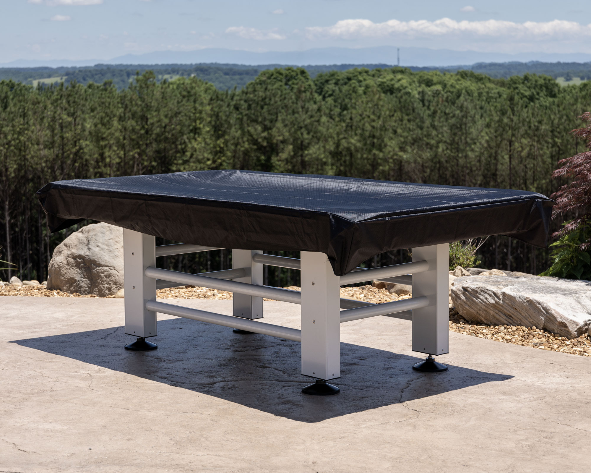 Malibu Nights Outdoor Pool Table With Cover