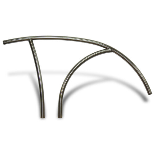 Artisan Series Deck-Mounted Stair Rail - Stainless Steel