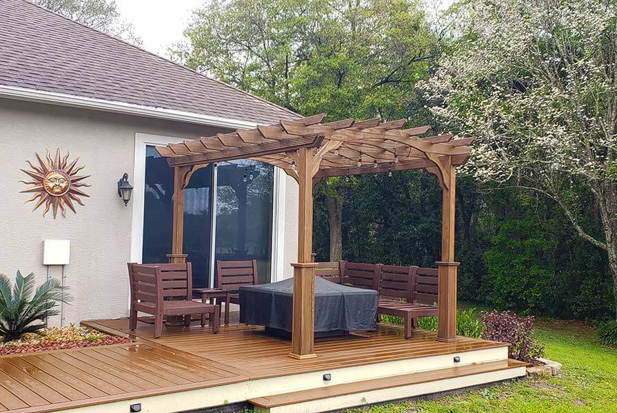 Pergola Kit Stained 1