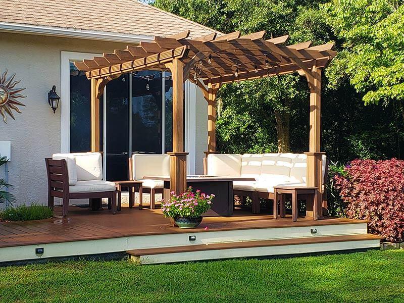 Pergola Kit Stained 2