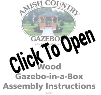 2017 Wood Gazebo-in-a-Box Assembly Manual