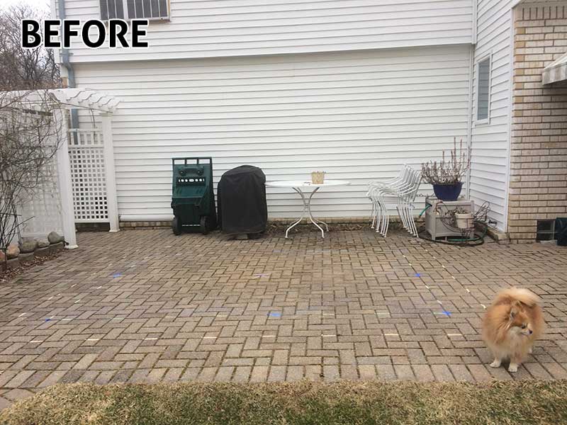 Pergola Before Picture