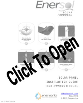 Enersol Heater Kit Manual