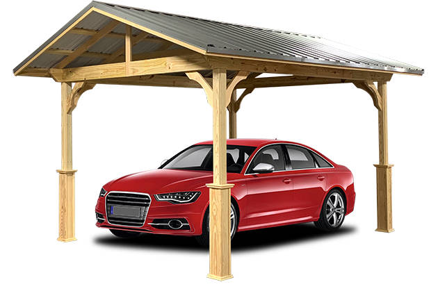 12X15 DIY Pavilion Kit Pavilion-in-a-box 3d Car Render