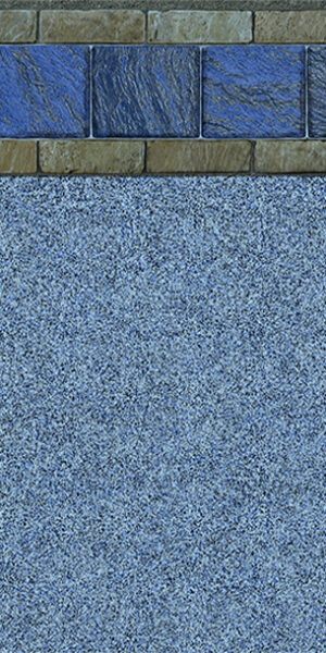 Biscay w Blue Bonair Inground Pool Liner