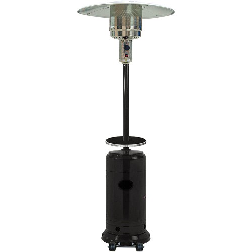 Hanover 7ft 41k BTU Steel Umbrella Propane Heater in Black
