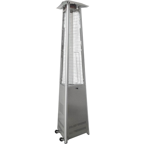 Hanover 7.5ft 42k BTU Triangle Propane Heater in Stainless Steel