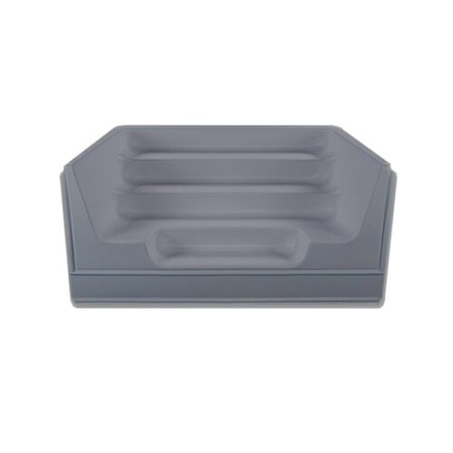 48" Gray 8' Straight Bullnose Swimming Pool Step