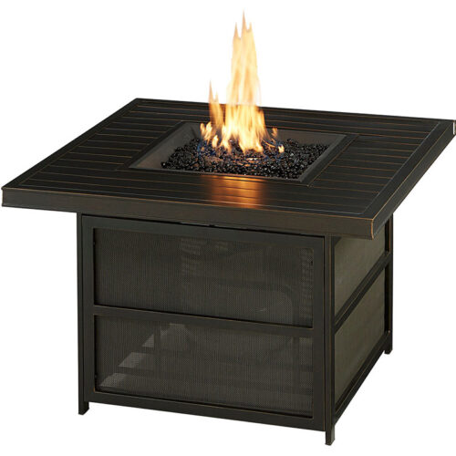 Traditions 38'' Square Slat Top Fire Pit