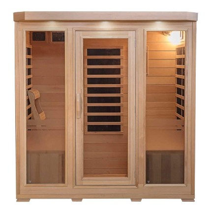 Sonoma 4-Person Hemlock Infrared Sauna 1