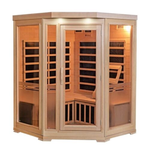 Sonoma 3- Person Hemlock Infrared Sauna 1
