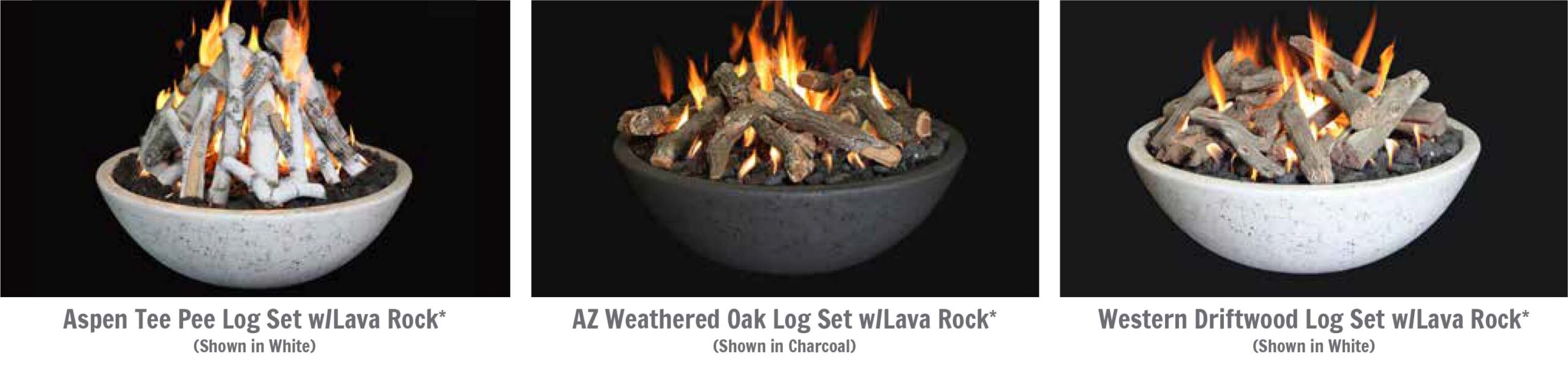 Grand Canyon Gas Logs GFRC 39" x 13" Round Fire Bowl - Image 5