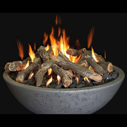 Grand Canyon Gas Logs GFRC Fire Bowl-Grey