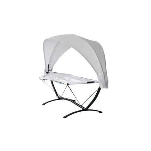 Sea Breeze Luxury Steel Frame Lounger With Canopy