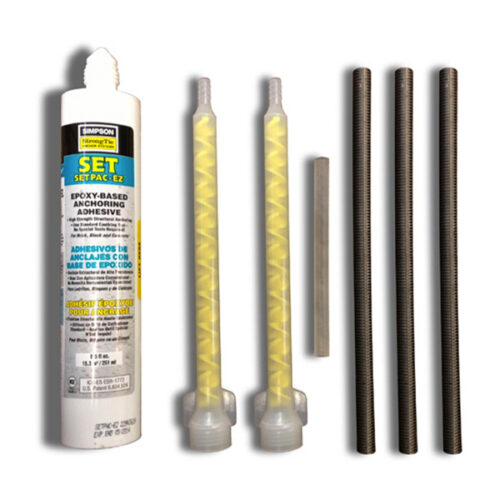Epoxy Kit W/4 (1/2") Bolts - For Cantilever Stand