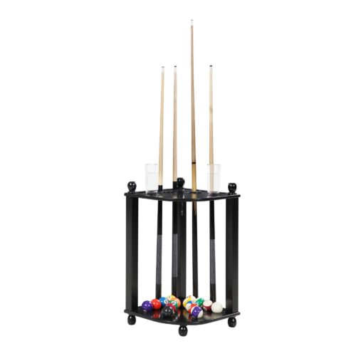 Regent Corner Floor Cue Rack in Black