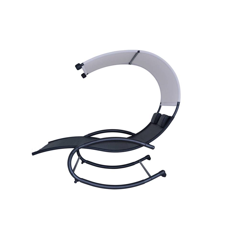 Ultra Comfortable Cool Mesh Dual Rocker With Canopy - Image 5