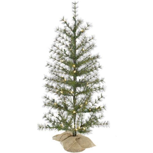 Fraser Hill Farm 3' Farmhouse Fir Christmas Tree - Warm White LED Lights