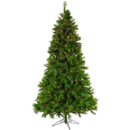 Fraser Hill Farm Green 7.5' Canyon Pine Tree with Clear LED Light & EZ Connect