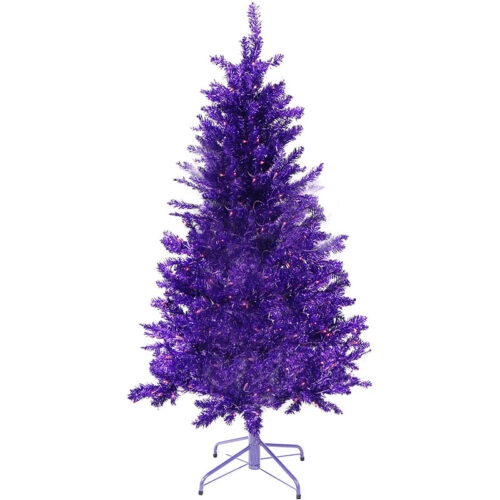 Fraser Hill Farm Purple 5' Festive Christmas Tree - No Lights