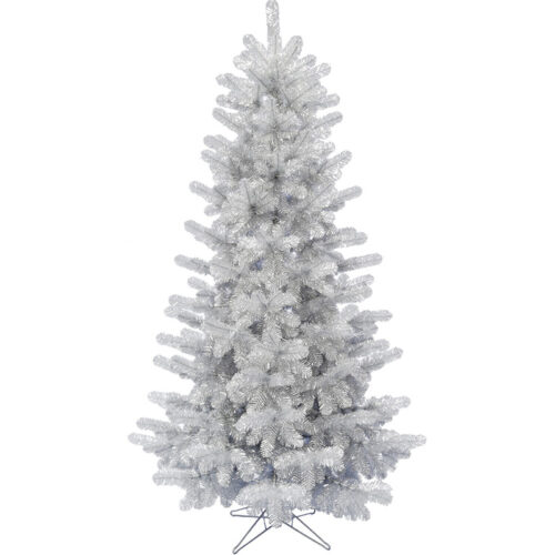 Fraser Hill Farm Silver 5' Festive Christmas Tree - No Lights
