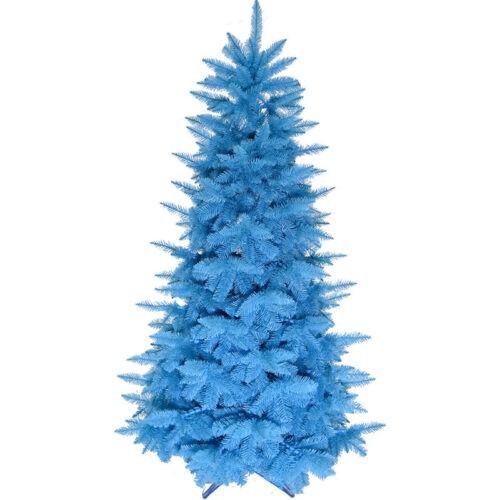 Fraser Hill Farm Turquoise 6.5' PVC Festive Tree - No Lights