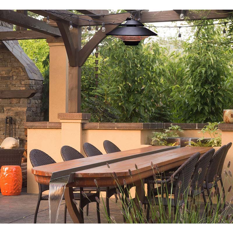 Hanover 16.7" Hanging Electric Infrared Heater with Remote Control