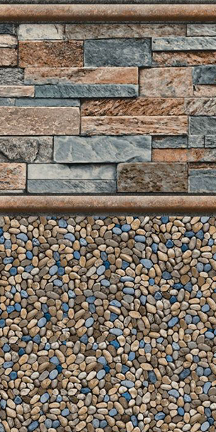 Cascade Creek Inground Pool Liner