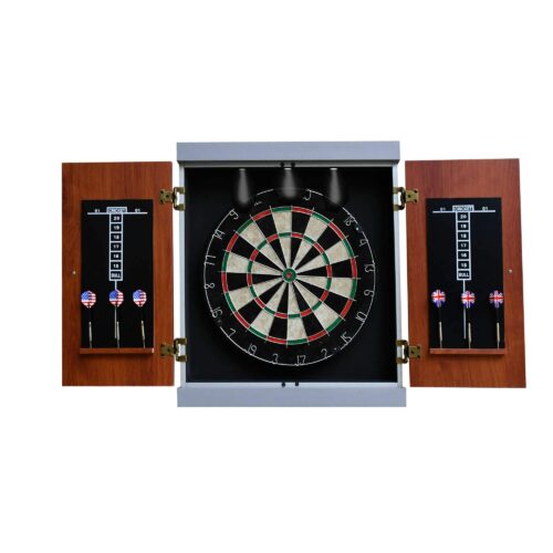 Geneva Dartboard & Cabinet Set