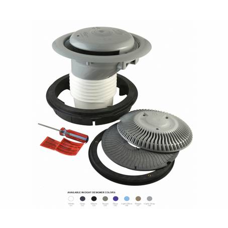 004-262-8234-08 LT GRY MDX-R3 Concrete Debris Drain without Sump 1