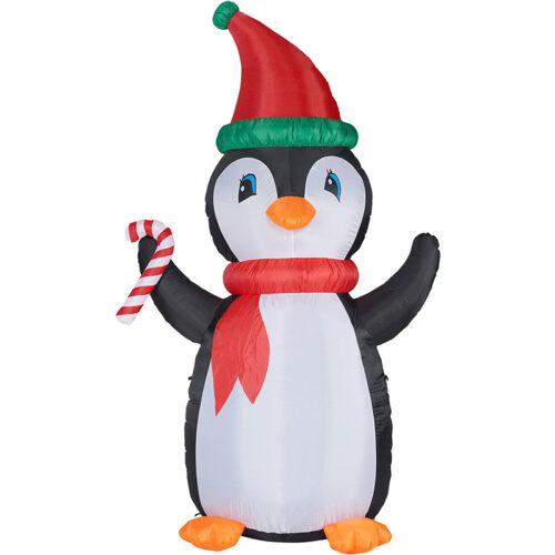 Christmas Time 10' Inflatable Penguin Lights