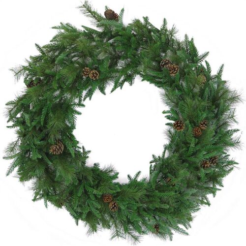 Christmas Time 36" Traditional Pine Christmas Wreath - No Light
