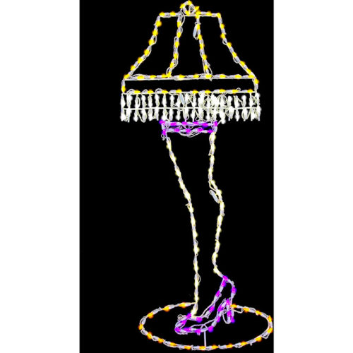 Fraser Hill Farm 52" Leg Lamp Multi-colored LED Lights
