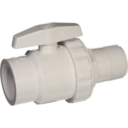 Hayward SP0723S 24/CS 1.5"MPTx1.5"S ABS TrimLine Ball Valve 1